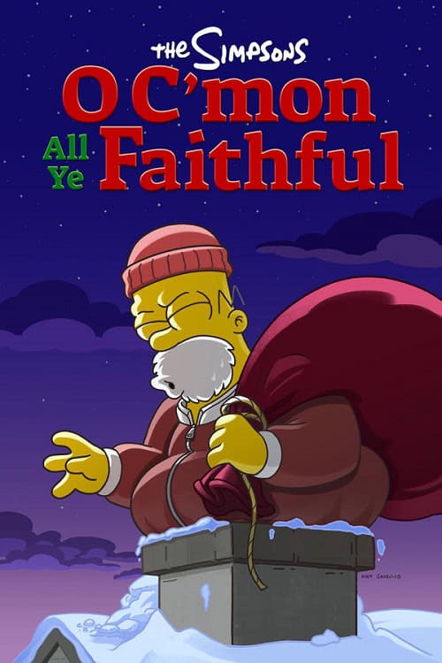 The Simpsons O C mon All Ye Faithful โปสเตอร์